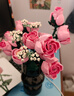 樂(lè )高（LEGO）積木拼裝10374 粉玫瑰花束男孩女孩兒童玩具生日新年禮物年貨裝飾 曬單實(shí)拍圖