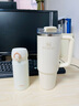 膳魔師（THERMOS）保溫杯316鋼350ml男女士?jì)和漳陼?huì )新年禮物JNL-350S象牙白 曬單實(shí)拍圖