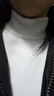 俞兆林（YUZHAOLIN）加絨加厚半高領(lǐng)毛衣女針織衫秋冬設計感保暖一體絨內搭打底上衣 曬單實(shí)拍圖