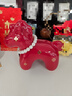 貝漢美（BHM）馬年擺件文創(chuàng  )禮物桌面客廳新年高檔公司年會(huì )伴手禮本命年吉祥物 【龍駒燃霞·赤焰駿】好運馬紅色小號（禮盒裝） 曬單實(shí)拍圖