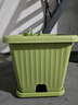 愛(ài)麗思（IRIS）陽(yáng)臺種菜盆家庭長(cháng)方形蔬菜種植盆大號長(cháng)條盆家用大花盆種菜專(zhuān)用箱 綠色400 容量25L 盆托套裝（1套） 曬單實(shí)拍圖
