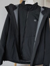 KOLON SPORT/可隆羽絨三合一夾克 男子戶(hù)外GTX防潑水透濕防水沖鋒衣2級 LHGJ5WN117-BK 黑色 3XL 190/108B 曬單實(shí)拍圖
