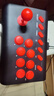 AWKICI街機游戲搖桿支持PS3/4電腦PC機頂盒Switch安裝蘋(píng)果MFI復古拳皇搖桿機 大搖桿黑紅款+接收器 曬單實(shí)拍圖