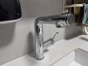 恒潔（HEGII）面盆水龍頭 衛生間浴室柜抽拉式升降漱口水冷熱水龍頭HMF929B-115 曬單實(shí)拍圖