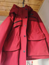 鴨鴨紅色工裝派克羽絨服女中長(cháng)款2025冬季新款潮流韓版小眾設計感外套 漿果紅 S (建議90-130斤) 曬單實(shí)拍圖