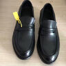川左川右（CuzooCuyoo）皮鞋男士馬皮2026新款手工真皮大底商務(wù)休閑正裝英倫樂(lè )福透氣男鞋 黑色 皮鞋碼 41 曬單實(shí)拍圖