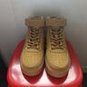 潮百佳空軍一號小麥色高幫男鞋2026春季新款AF1莆田純原加絨板鞋男女款 高幫小麥色【過(guò)撿版本】順豐 42 標準碼 曬單實(shí)拍圖