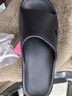 潔麗雅全掌防滑拖鞋女士夏季新款室內居家浴室洗澡防臭老人防摔拖鞋男款 曜石黑 【顛覆傳統貼片 全掌覆蓋】 44-45 【適合43-44】 曬單實(shí)拍圖