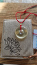 唐懷瑟天然黃水晶平安扣吊墜項鏈五行卦屬土坤為地缺土補土掛件麒麟男女 紅繩款 曬單實(shí)拍圖