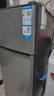 海爾（Haier）冰箱小型二門(mén)辦公室迷你小冰箱節能直冷家用租房家電冷藏冷凍超薄雙開(kāi)門(mén)省電小型冰箱 118升、360°立體制冷、低溫補償 曬單實(shí)拍圖