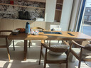 吉贈宋代美學(xué)實(shí)木大板茶桌椅組合新中式辦公室接待泡茶臺2025新款高端 2.4米茶桌+扶手打孔椅+茶椅*5【送清雅茶水柜】 曬單實(shí)拍圖