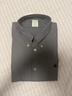 布克兄弟（BrooksBrothers）男士秋冬牛津紡扣結領(lǐng)logo休閑襯衫 L 0001-灰色 曬單實(shí)拍圖
