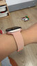 watchbond適用蘋(píng)果手表表帶apple iwatch s11磁吸編織滑扣表帶ultra2/s9/s10/8/7/6/5/SE腕帶男女款運動(dòng)尼龍 升級小蠻腰款【磁吸扣-編織回環(huán)】奶油粉砂-玫金扣  曬單實(shí)拍圖