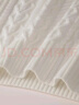 晚白【新品】冬款時(shí)尚優(yōu)雅立領(lǐng)毛衣知性溫柔氣質(zhì)百搭針織衫女 米白色 M 曬單實(shí)拍圖