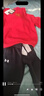 安德瑪（Under Armour）新春系列兒童衛衣大童印花連帽加絨上衣男女童休閑秋裝 紅色 130 曬單實(shí)拍圖