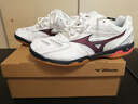 美津濃（MIZUNO）【W(wǎng)AVE FANG PRO】男女羽毛球鞋輕量緩震透氣專(zhuān)業(yè)運動(dòng)鞋 85/白色/紅色 42.5 (275mm) 曬單實(shí)拍圖