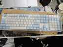 達爾優(yōu)（dareu）EK815機械合金鍵盤(pán) 有線(xiàn)鍵盤(pán) 游戲鍵盤(pán) 108鍵單光 男生女生 電腦鍵盤(pán)  白色藍色 青軸 曬單實(shí)拍圖