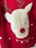 戴維貝拉（DAVE＆BELLA）毛衣紅色圣誕童裝冬季兒童新年上衣針織衣服 曬單實(shí)拍圖