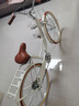 飛鴿【京東物流】自行車(chē)成人通勤車(chē)學(xué)生單車(chē)男女士城市自行車(chē) 珍珠白丨單速丨輻條輪+高配禮包 24寸適合150-170cm 曬單實(shí)拍圖