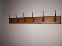 掛衣架墻上壁掛衣服掛鉤掛衣鉤進(jìn)門(mén)玄關(guān)入戶(hù)門(mén)后口鑰匙免打孔實(shí)木 胡桃色【6鉤】強力承重實(shí)木 曬單實(shí)拍圖
