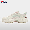 斐樂(lè )（FILA） 【楊冪同款】女鞋情侶運動(dòng)鞋情人節蕨草鞋休閑鞋老爹鞋情侶鞋 豆腐白/瑚草綠-TS【女款】 38 曬單實(shí)拍圖