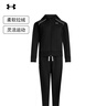 安德瑪（Under Armour）春夏Rival Tricot女子輕便運動(dòng)休閑套裝6001966 黑色001 L 曬單實(shí)拍圖