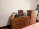 木源同全實(shí)木胡桃木斗柜現代簡(jiǎn)約五斗柜家用客廳臥室床尾收納邊柜靠墻柜 【五斗柜】長(cháng)80寬40高110cm 整裝發(fā)貨  收貨即用【全胡桃木】 曬單實(shí)拍圖