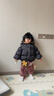 班喜迪女童棉服冬季兒童寶寶洋氣外套冬裝棉衣童裝棉襖夾棉保暖連帽上衣 黑色 90 曬單實(shí)拍圖