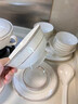 樸圖（PUTU）整套碗碟套裝家用輕奢骨瓷餐具景德鎮喬遷陶瓷碗盤(pán)喬遷之喜禮品 10人食小資格調  70頭 曬單實(shí)拍圖