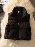 啄木鳥(niǎo)羽絨棉馬甲女小個(gè)子短款2024年冬季保暖馬夾坎肩背心時(shí)髦百搭外套 白色 2XL 【125-140斤】 曬單實(shí)拍圖