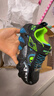Skechers斯凱奇兒童怪獸鞋秋冬閃燈潮流男童鞋炫酷亮燈休閑運動(dòng)鞋400121L 黑色/藍色/檸檬色/BBLM 32 曬單實(shí)拍圖