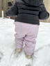 童戀初心【三防暖暖盾】寶寶高腰護肚褲子秋冬季恒溫保暖嬰兒夾棉加厚長(cháng)褲 曬單實(shí)拍圖