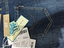 HLA海瀾之家牛仔褲男三國演義直筒褲五袋款大碼褲子男 曬單實(shí)拍圖