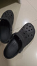 卡駱馳（CROCS）【采銷(xiāo)直播】貝雅洞洞鞋男鞋女鞋輕便耐磨一腳蹬拖鞋休閑鞋|10126 黑色-001 44 (280mm) 曬單實(shí)拍圖