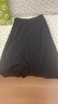 MUJI 女式橫豎彈力起毛寬擺裙長(cháng)半身裙裙子女裝 25年冬季 BE1XXC5A 黑色 M (160/66A) 曬單實(shí)拍圖