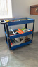 XMSJ工具車(chē)汽修抽屜式多功能車(chē)間維修三層小推車(chē)移動(dòng)修車(chē)加厚收納架子 【順豐】藍色小號（促銷(xiāo)款）-見(jiàn)圖二 曬單實(shí)拍圖