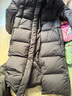 森馬（Semir）陳都靈同款羽絨服女90絨長(cháng)款三防冬寬松連帽外套簡(jiǎn)約109724113001 曬單實(shí)拍圖