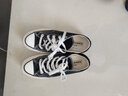匡威（Converse）1970S男鞋女鞋帆布鞋季情侶經(jīng)典低幫休閑鞋運動(dòng)鞋多巴胺板鞋 黑色低幫162058C 36.5 曬單實(shí)拍圖