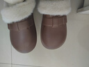 樸西2025時(shí)尚新款博肯棉拖鞋女厚底軟彈保暖加絨防滑防水棉拖鞋情侶款 博肯棕 【防污耐臟】 38-39 【適合37-38】 曬單實(shí)拍圖