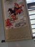 潮思匯馬畫(huà)八駿圖字畫(huà)作品客廳掛畫(huà)駿馬到成功圖墻壁畫(huà)徐悲鴻國畫(huà)卷軸畫(huà) B-馬到成功 30*80CM 曬單實(shí)拍圖