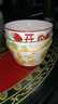 陶瓷新款可愛(ài)釉下彩高顏值ins風(fēng)飯碗陶瓷餐具家用陶瓷飯碗 4.5英寸清新水果碗3只裝【花色隨機】 曬單實(shí)拍圖