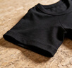京東京造【三防更安心】男士短袖t恤男女同款衣服定制  黑色 L 曬單實(shí)拍圖