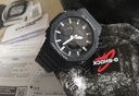 卡西歐（CASIO） G-SHOCK GA-2100運動(dòng)八王子防水男士手表石英手表【禮物】 GA-2100-1APR-200米防水 曬單實(shí)拍圖