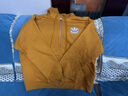 adidas 2025針織運動(dòng)連帽夾克外套男女秋季阿迪達斯三葉草 橘色   XL 曬單實(shí)拍圖