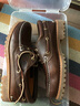 添柏嵐（Timberland）官方男鞋經(jīng)典船鞋牛皮手工縫制樂(lè )福鞋偏大|30003 30003W/棕色/寬版 偏大：正常腳型推薦小半碼 43 曬單實(shí)拍圖