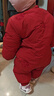 迪士尼（Disney）嬰兒衣服冬裝女寶寶連體衣外出加厚紅色拜年棉服冬季洋氣披肩套裝 酒紅色 90cm 曬單實(shí)拍圖