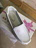 凡小如護士鞋女春秋舒適防滑醫護工作專(zhuān)用小白鞋久站舒適真皮軟底氣墊鞋 白色（腳寬腳胖拍大一碼） 37 曬單實(shí)拍圖