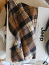 JEEP圍脖帽子男士冬季防寒兩用圍巾騎行脖子防風(fēng)面罩女士保暖護頸脖套 咖色格紋【柔軟親膚】 極速發(fā)貨丨吉普正品 曬單實(shí)拍圖