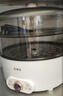 華生家用多功能鍋電蒸鍋電煮鍋電火鍋多用途鍋雙層單層蒸包子鍋電鍋大容量定時(shí)不粘可拆洗不銹鋼蒸盤(pán) 5L 【直徑32CM】【不粘內膽+可定時(shí)】 電蒸鍋 曬單實(shí)拍圖
