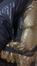 高梵【陳昊宇同款】黑金鵝絨服機能5.0六格25新款男女同款加厚羽絨服 黑色 M 曬單實(shí)拍圖